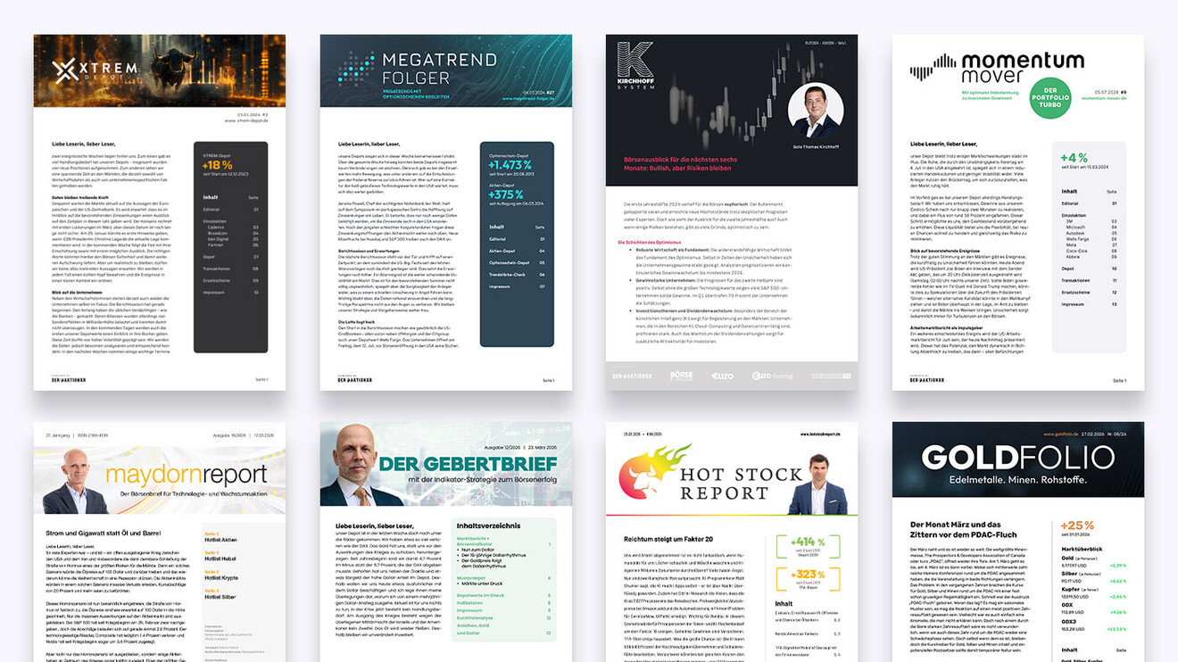 Börsendienste und Aktien-Reports der Börsenmedien AG