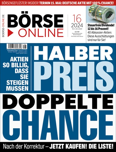 Die aktuelle Ausgabe von Börse Online: BÖRSE ONLINE 16/24