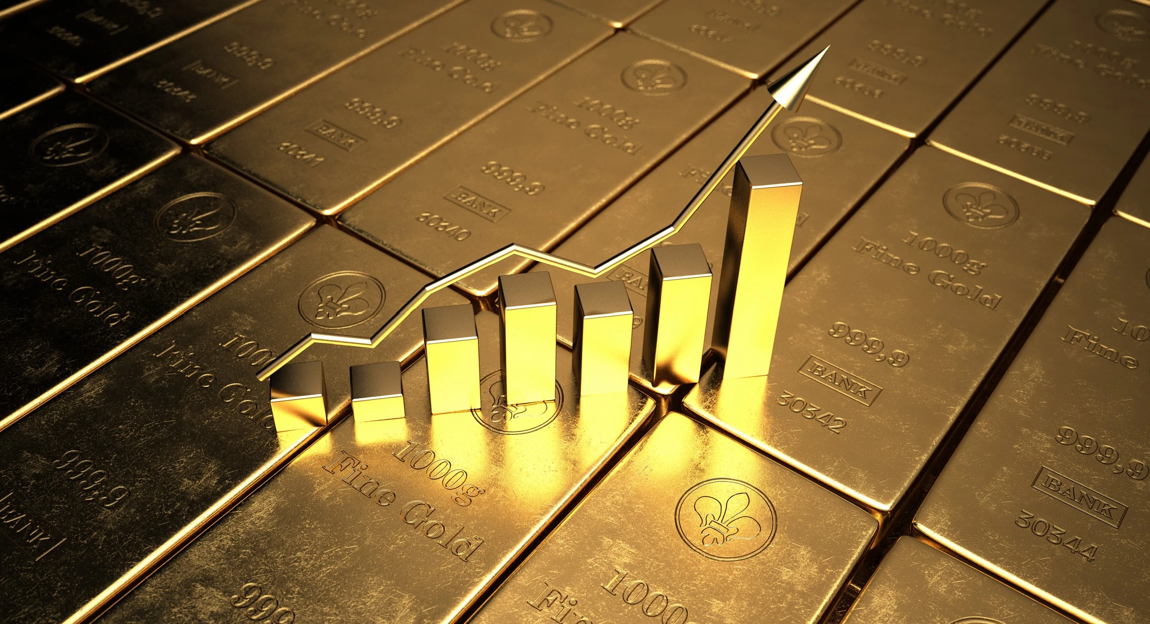 Goldpreis kaum zu bremsen – in der neuen Woche wird es spannend (Foto: Shutterstock)