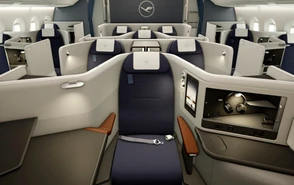 Neue Allegris-Ausstattung in der Business-Class von Lufthansa
