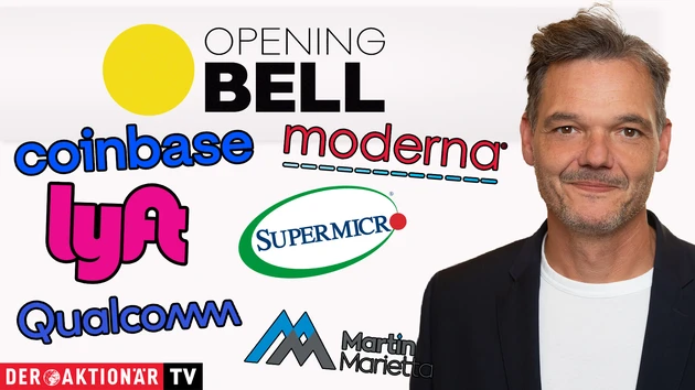 Opening Bell: Anleger vor Zinsentscheid vorsichtig; Coinbase, Lyft, Qualcomm, Moderna, Solaredge, Martin Marietta Materials