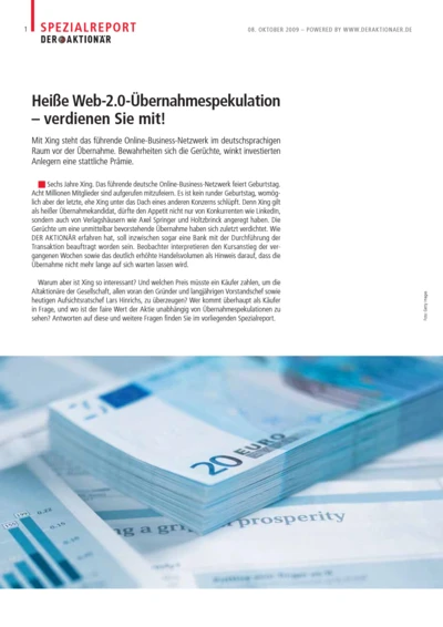 Heiße Web-2.0-Übernahmespekulation