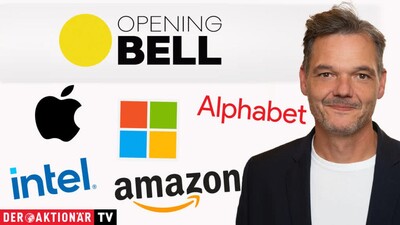 Opening Bell: Wall Street freundlich erwartet - Microsoft, Alphabet, Intel, Apple, Amazon im Check