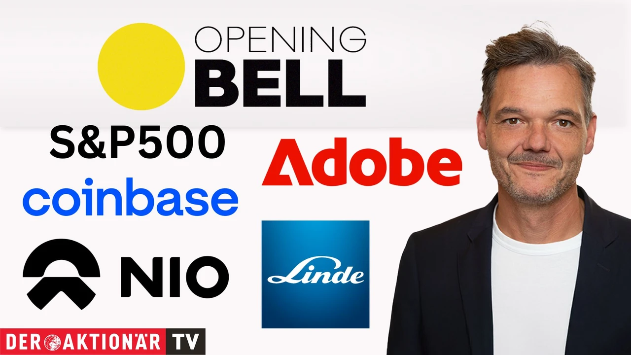 Opening Bell: Wall Street startet am Freitag im Plus; Adobe, Coinbase, Nio, Nutrien, Linde im Fokus
