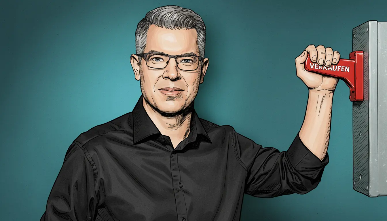 Frank Thelen verkauft alle Bitcoins – das ist der Grund  (Foto: Composing BÖRSE ONLINE via Gemini Flash 2.5 (KI-generiert))