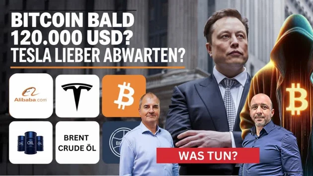 Steigt die Vola jetzt? Tesla, Bitcoin, Alibaba, Brent‑Öl in der Analyse