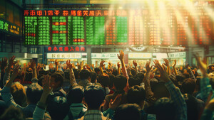 China‑Aktien: Neuer Rekord  / Foto: Midjourney/BMAG_KI