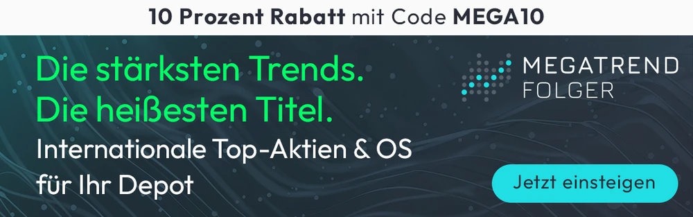 Werbeartikelbanner Megatrend Folger