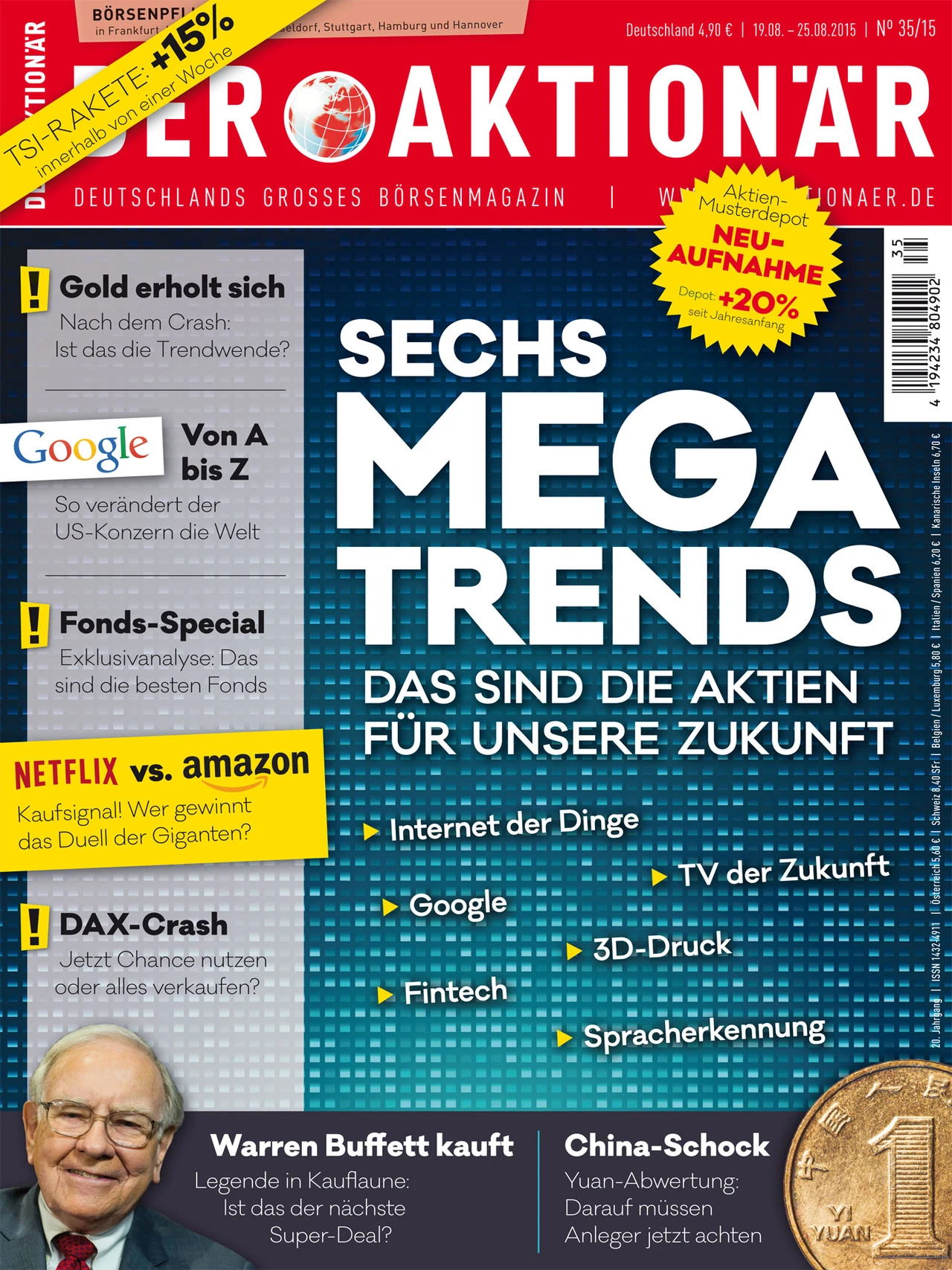 Sechs Mega Trends +++ Das sind die Aktien für unsere Zukunft +++ Exklusivanalyse: Das sind die besten Fonds