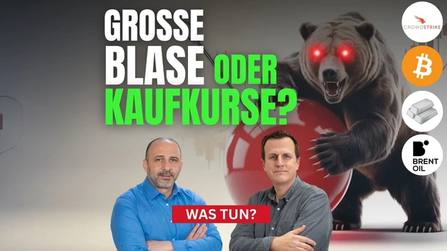 Droht ein Sell‑Off? S&P 500, KOSPI, Brent Crude Oil, CrowdStrike, Silber, Bitcoin in der Analyse
