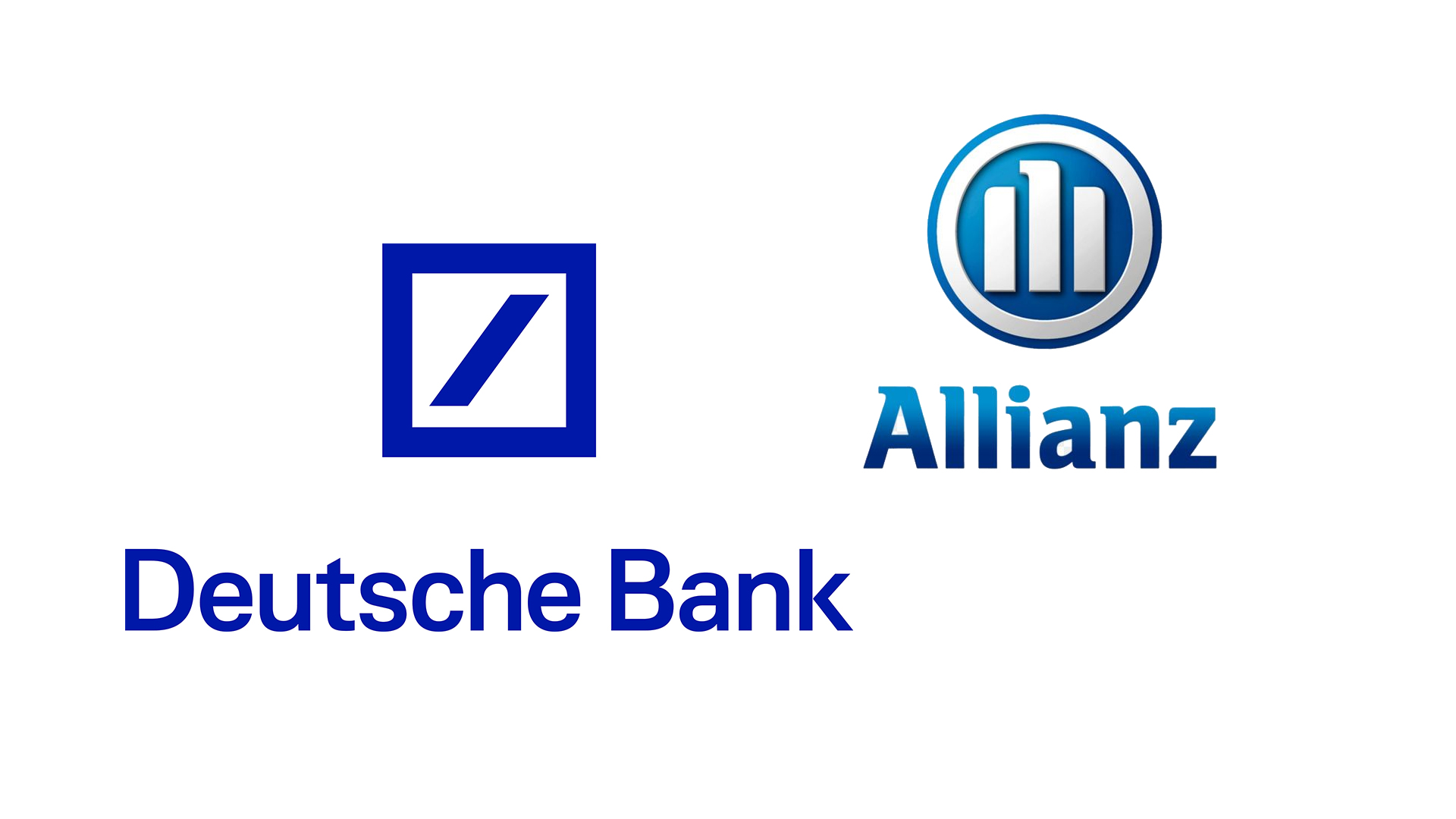 Allianz oder Deutsche Bank: Welche Finanz&#8209;Aktie mit hoher Dividende und niedrigem KGV ist jetzt besser? (Foto: Allianz, Deutsche Bank)