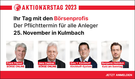 Alfred Maydorn, Florian Söllner und Martin Weiß am AKTIONÄRSTAG 2023