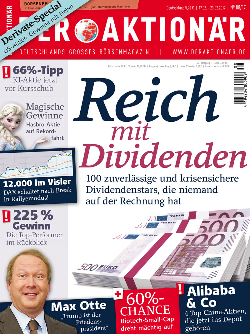 Reich Mit Dividenden 100 Zuverlassige Und Krisensichere Dividendenstars Die Niemand Auf Rechnung Hat Alibaba Co 4 Top China Aktien Die Jetzt Ins Depot Gehoren 225 Gewinn Die Top Performer Im Ruckblick Der Aktionar