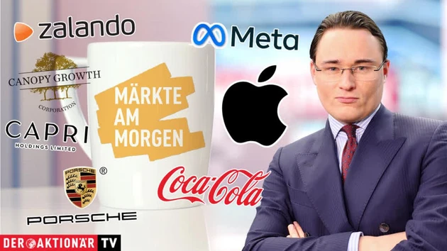 Märkte am Morgen: DAX schwächer erwartet ‑ Apple, Meta, Porsche AG, Coca‑Cola, Zalando, Canopy Growth, Capri Holdings