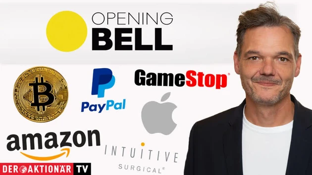 Opening Bell: Bitcoin, Gamestop, Amazon, Apple, Intuitive Surgical, PayPal