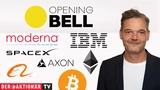 DowJones: Opening Bell: Wall Street startet uneinheitlich; Bitcoin, Ethereum, Walmart, Alibaba, IBM, SpaceX, Moderna, Axon Enterprise im Fokus