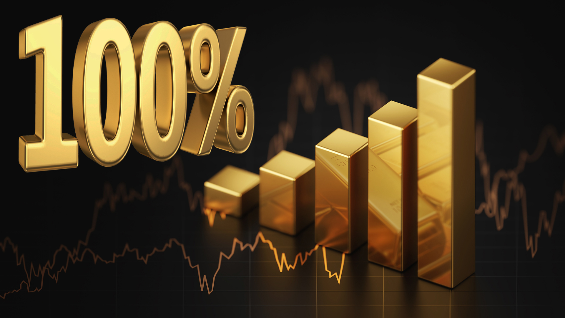 Die 100&#8209;%&#8209;Chance! Gold steigt und steigt ... (Foto: 123dartist/Lemonsoup14/shutterstock)