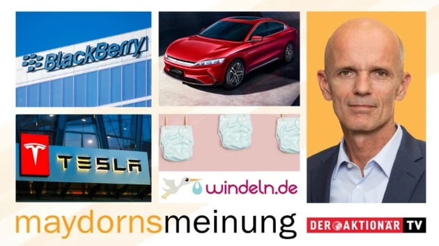 Maydorn: AMC, Blackberry, Windeln.de, BYD, Varta, Tesla, Livent, JinkoSolar, SolarEdge, TUI, Peloton