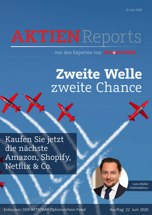 Aktien-Reports - Kaufen Sie jetzt die nächste Amazon, Shopify, Netflix & Co – Zweite Welle, zweite Chance – Das AKTIONÄR-OS-Paket
