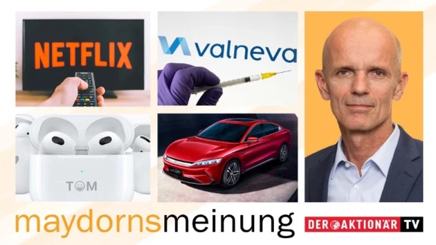 Maydorns Meinung: Nasdaq, Apple, Varta, Valneva, Teamviewer, Netflix, Tesla, BYD, Standard Lithium, Plug Power