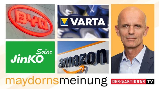 Maydorns Meinung: Porsche AG, Varta, Tesla, BYD, NIO, Amazon, SolarEdge, JinkoSolar, Freyr Battery
