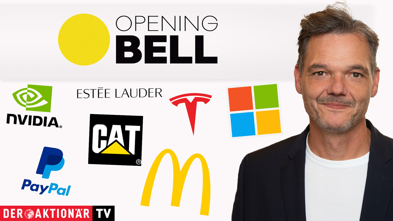 Opening Bell: Fed versetzt US-Bullen einen Dämpfer; McDonald's, Estée Lauder, Nvidia, Caterpillar, Paypal, Tesla, Microsoft im Fokus