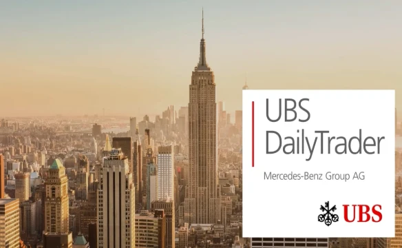 UBS DailyTrader: Mercedes‑Benz ‑ Erholungsversuch nach den Zahlen