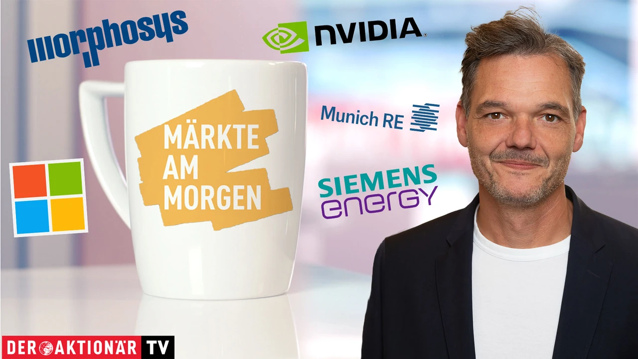 Märkte am Morgen: DAX mit ruhigem Handelsstart; Gold, Nvidia, Microsoft, Rheinmetall, Siemens Energy, Nordex, Hannover Rück, Münchner Re, Morphosys im Fokus