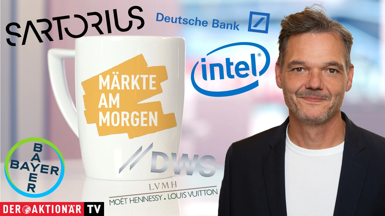 Märkte am Morgen: DAX in Schlagdistanz zum Rekordhoch; Intel, Bayer, DWS, Deutsche Bank, Sartorius, LVMH im Fokus