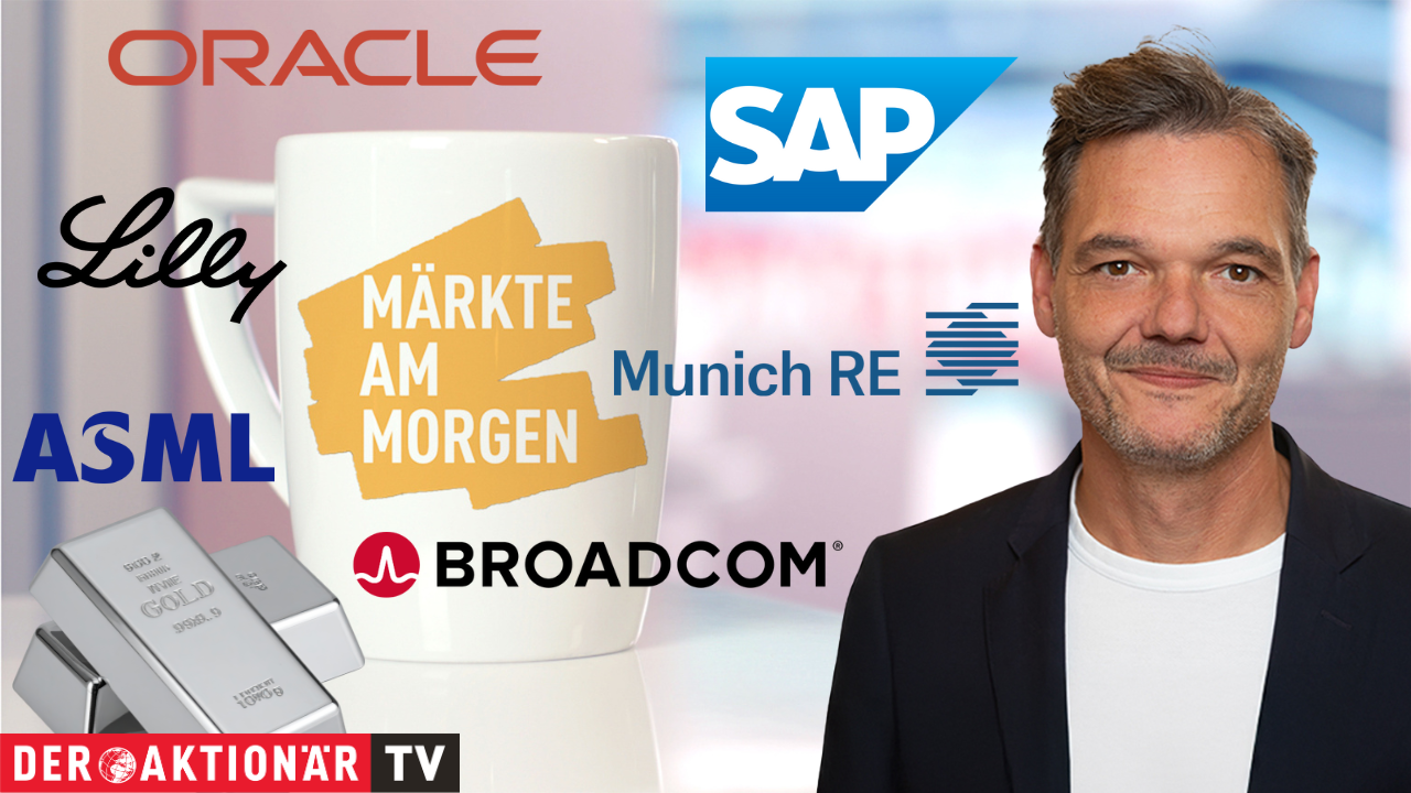 Märkte am Morgen: DAX weiter in Richtung Rekordhoch; Silber‑Rally, Oracle ...