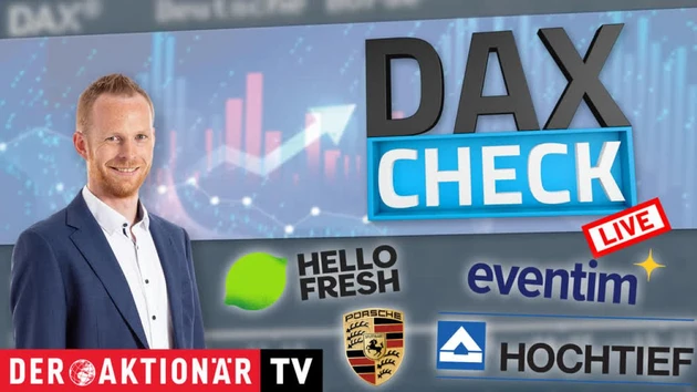 DAX‑Check LIVE: CTS Eventim, Deutsche Bank, HelloFresh, Hochtief, Porsche AG, SFC Energy