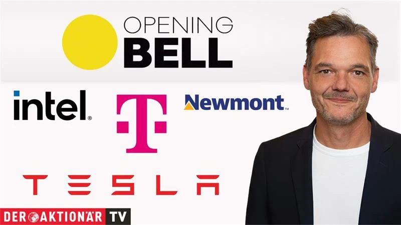 Opening Bell: Wall Street mit kleinem Plus; Intel, T-Mobile US, Tesla, Newmont, Nasdaq im Fokus