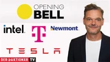 DJ Industrial Average: Opening Bell: Wall Street mit kleinem Plus; Intel, T‑Mobile US, Tesla, Newmont, Nasdaq im Fokus
