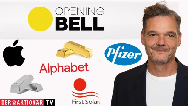 Opening Bell: Gold, Silber, Apple, First Solar, Pfizer, Alphabet