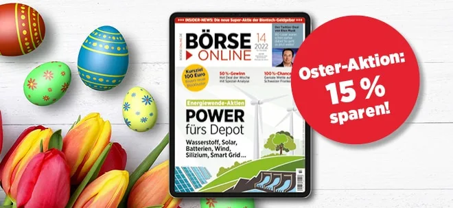 BÖRSE ONLINE Oster‑Aktion: 15 Prozent auf alle Digitalabos (Foto: Börsenmedien AG)