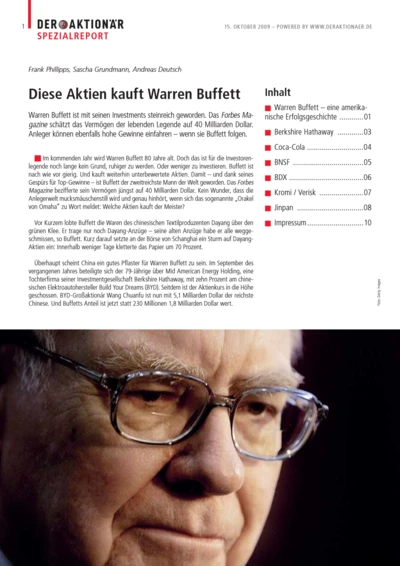 Diese Aktien kauft Warren Buffett