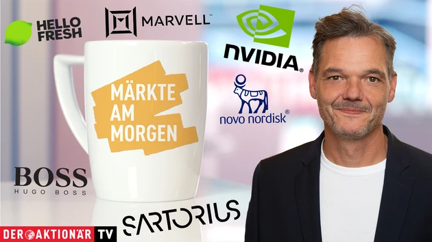 Märkte am Morgen: DAX weiter auf Rekordkurs; Gold, Nvidia, Marvell Technology, Novo Nordisk, Daimler Truck, Sartorius, Symrise, Deutsche Bank, Hugo Boss, Hello Fresh im Fokus im Fokus