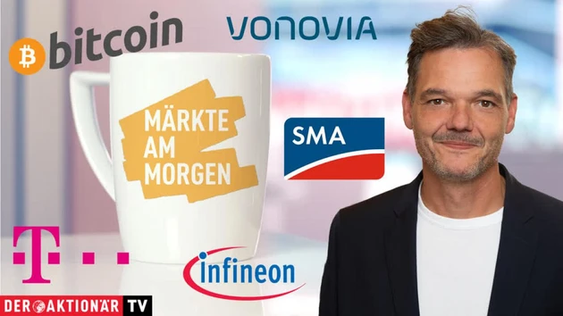 Märkte am Morgen: DAX wenig bewegt erwartet ‑ Öl, Gold, Bitcoin, Hannover Rück, Vonovia, Deutsche Telekom, SMA, Infineon, ASML