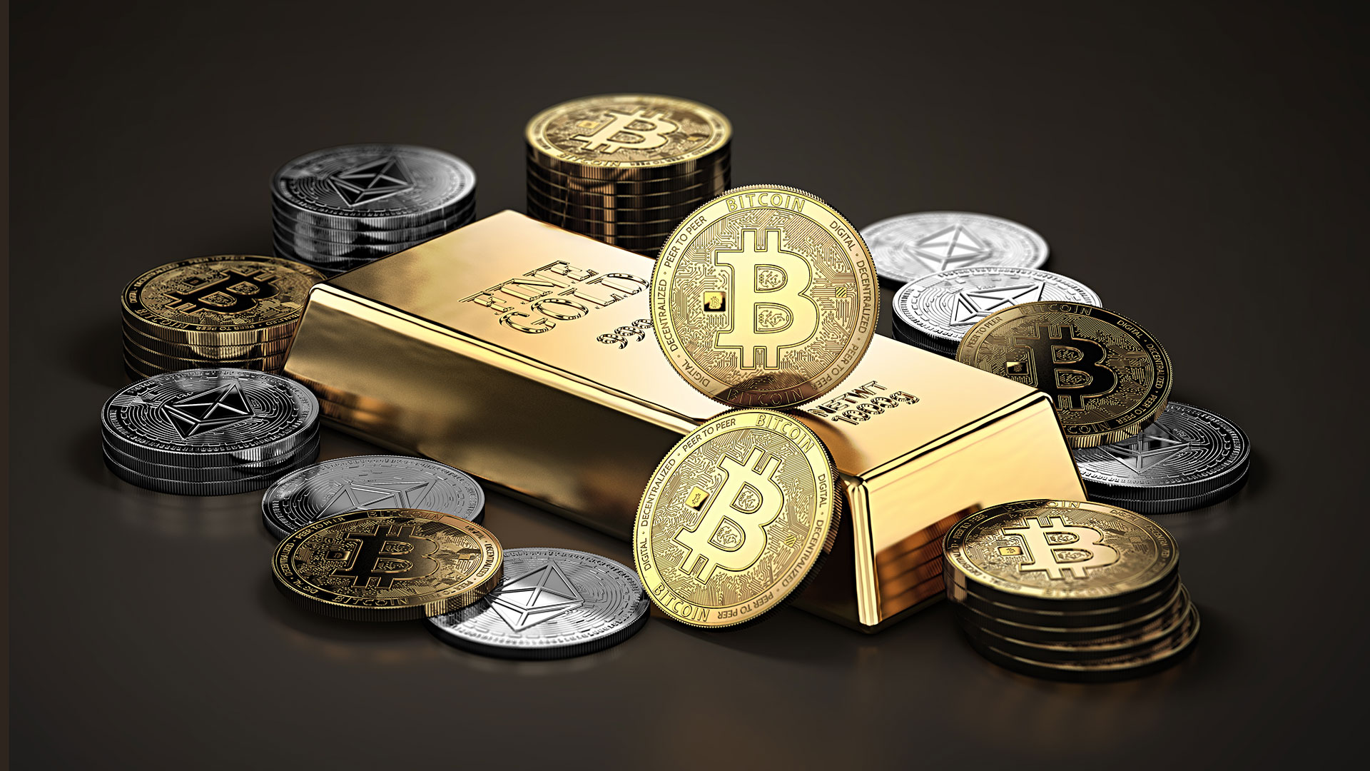 Gold und Silber oder Bitcoin und Ethereum? Das ist jetzt die bessere Anlage (Foto: Wit Olszewski/Shutterstock)