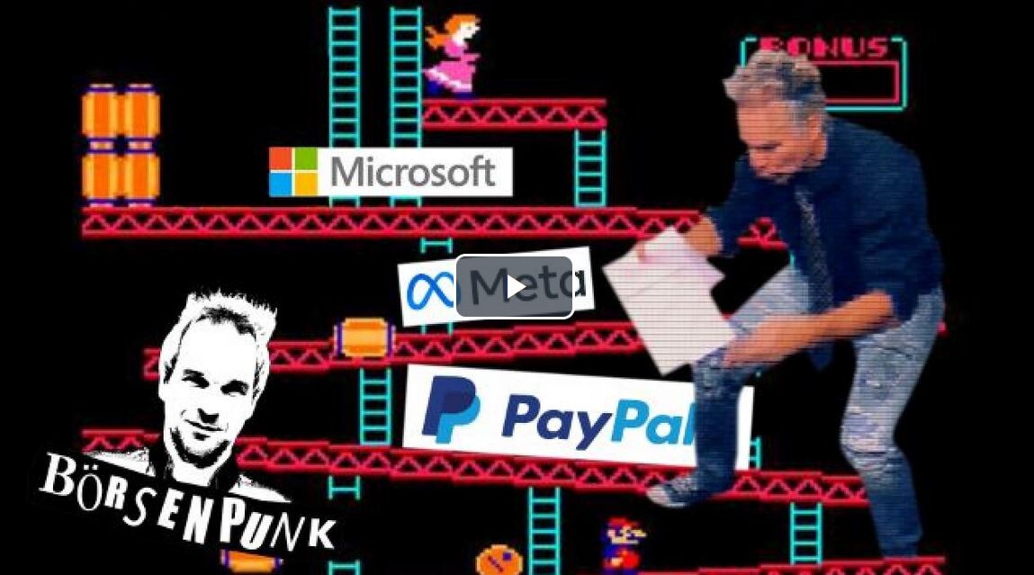 Börsenpunk: Meta und PayPal im Crashmodus – Hershey Futter für Seele und Depot – Microsoft Gamechanger im Gaming-Sektor, Siltronic, CD Projekt, Yandex, Ferrari, Play Magnus...