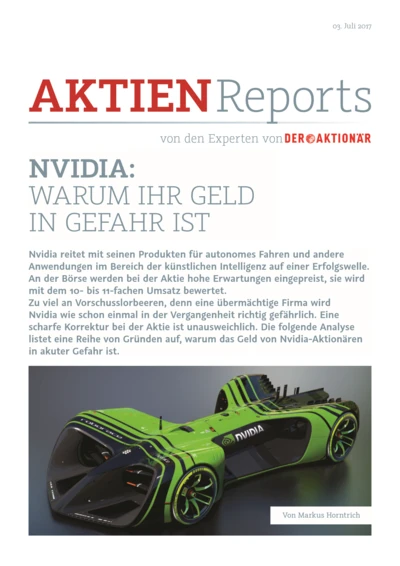 Nvidia: Warum Ihr Geld in Gefahr ist