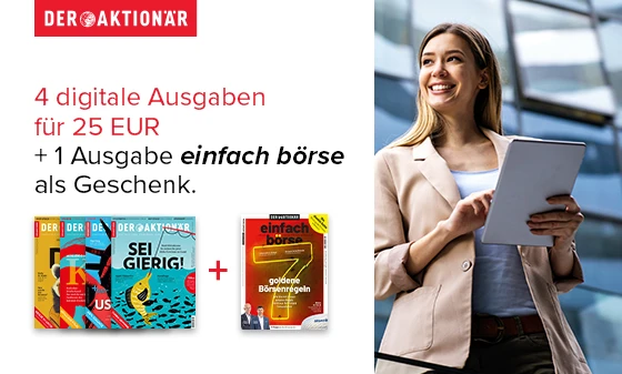 Jetzt mit DER AKTIONÄR Zeit sparen und Gewinne steigern.