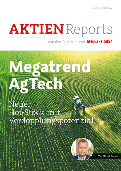 Megatrend AgTech – neuer Hot-Stock mit Verdopplungspotenzial