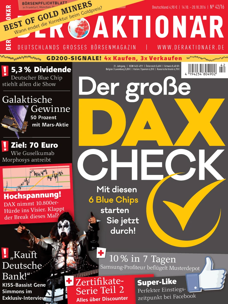 Der große DAX-Check: Mit diesen 6 Blue Chips starten Sie jetzt durch!