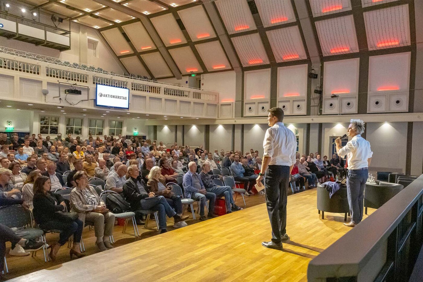 Zufriedene Gäste beim AKTIONÄRSTAG 2024 in Kulmbach