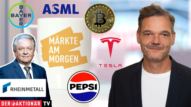 Märkte am Morgen: DAX trotzt US‑Tech‑Schwäche; Bitcoin, Tesla, Pepsi, Rheinmetall, Bayer, Freenet, Commerzbank, Vonovia im Fokus