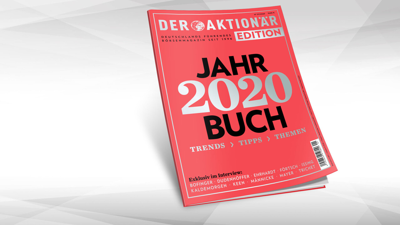 220 Seiten Börse pur: Das AKTIONÄR Jahrbuch 2020