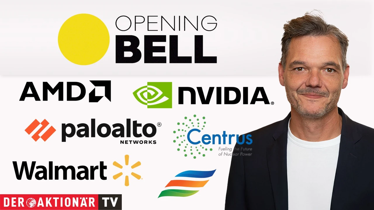 Opening Bell: Job-Daten, Nvidia treiben Wall Street an; Nvidia, AMD, Constellation Energy, Walmart, Centrus Energy, Palo Alto Networks