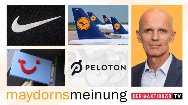 Maydorn: Nasdaq, Dow, Nike, Tesla, BYD, Varta, JinkoSolar, Solaredge, TUI, Lufthansa, Peloton