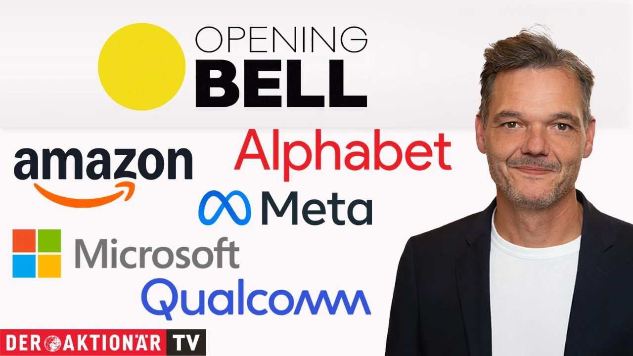 Opening Bell: Wall Street startet behauptet; Öl, Amazon, Microsoft, Meta, Alphabet, Qualcomm im Fokus